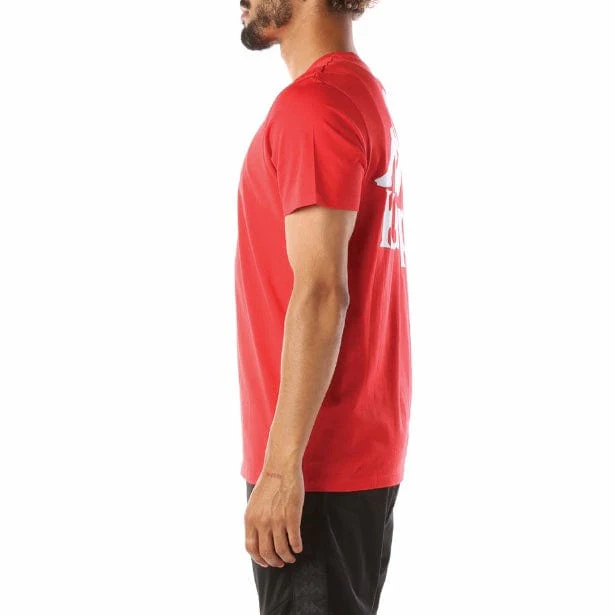 Kappa Authentic Ables T Shirt (Red Paprika) 351B7HW - Image 3
