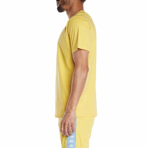 Kappa Authentic Estessi T Shirt (Yellow/White) 304KPT0 - Image 3