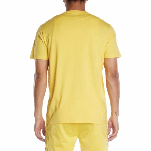 Kappa Authentic Estessi T Shirt (Yellow/White) 304KPT0 - Image 4