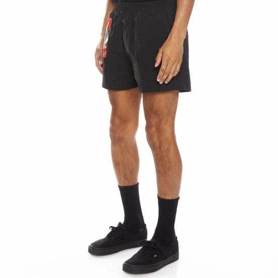 Kappa Authentic HB Ethan Swim Shorts (Black/Red) 3116FZW - Image 2