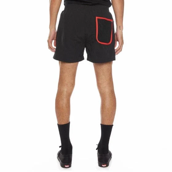 Kappa Authentic HB Ethan Swim Shorts (Black/Red) 3116FZW - Image 4