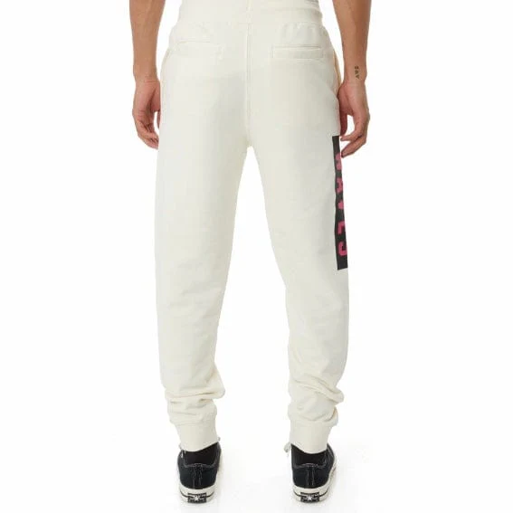 Kappa Authentic Maggotty Sweatpants (Cream/Blue-Black/Pink) 35143BW - Image 5