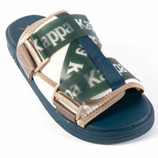 Kappa Authentic Mitel 1 Sandals (White Off/Deep Blue/Green Pine) 3118C8W - Image 2