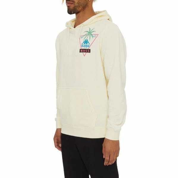 Kappa Authentic Oracabessa Hoodie (Cream/Green/Blue) 35142HW - Image 2