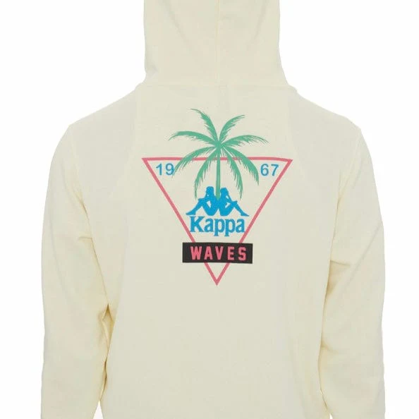 Kappa Authentic Oracabessa Hoodie (Cream/Green/Blue) 35142HW - Image 5