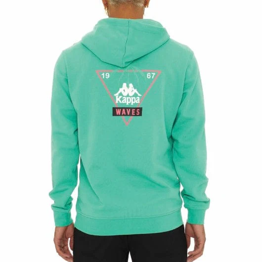 Kappa Authentic Oracabessa Hoodie (Green/Black/White) 35142HW - Image 4