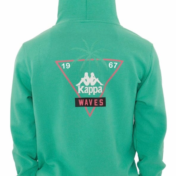 Kappa Authentic Oracabessa Hoodie (Green/Black/White) 35142HW - Image 5