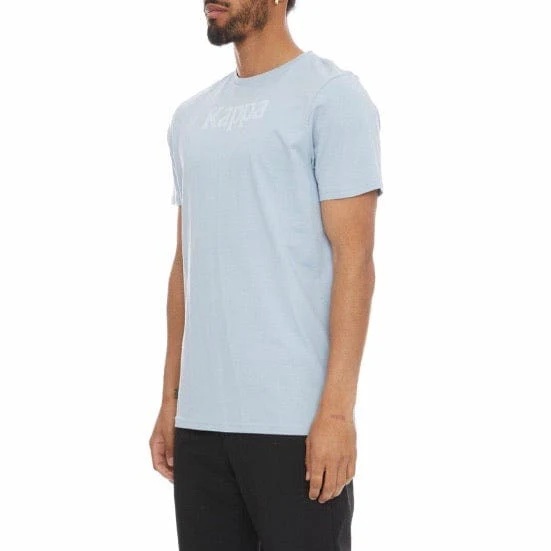 Kappa Authentic Runis T Shirt (Baby Blue/White) - Image 2