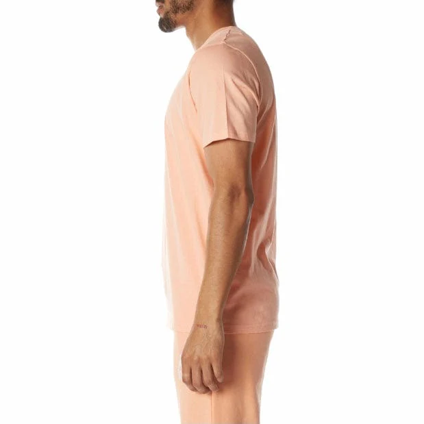Kappa Authentic Runis T Shirt (Peach) 311BHUW - Image 3