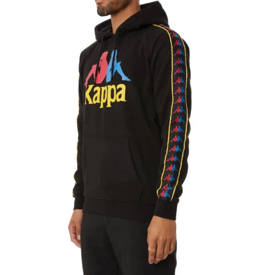 Kappa Banda Dunnie Hoodie (Black/Fuchsia/Blue/Yellow) - Image 2