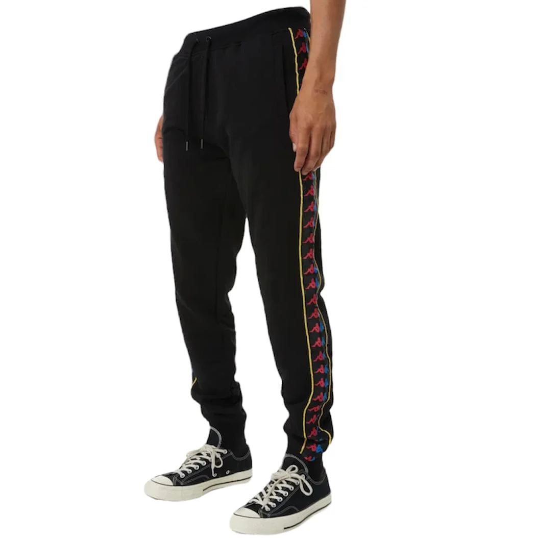 Kappa Banda Gibbon Jogging Pants (Black/Fuchsia/Blue/Yellow) - Image 2