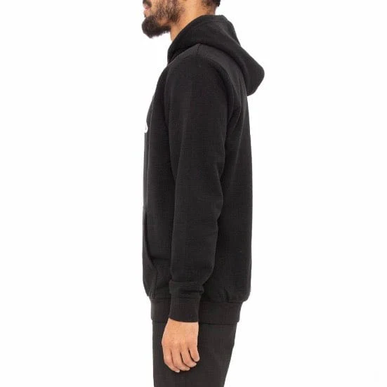 Kappa Logo Fleece Aiok Hoodie (Black) - Image 2