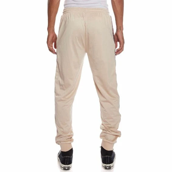 Kappa Logo Tape Alic 2 Trackpants (Beige/Bordeaux-Green/Coral) 311B6YW - Image 4