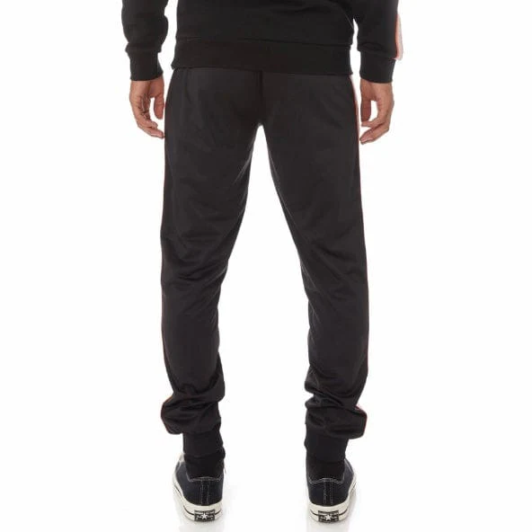 Kappa Logo Tape Alic 2 Trackpants (Black/Grey-Orange/Green) 311B6YW - Image 4