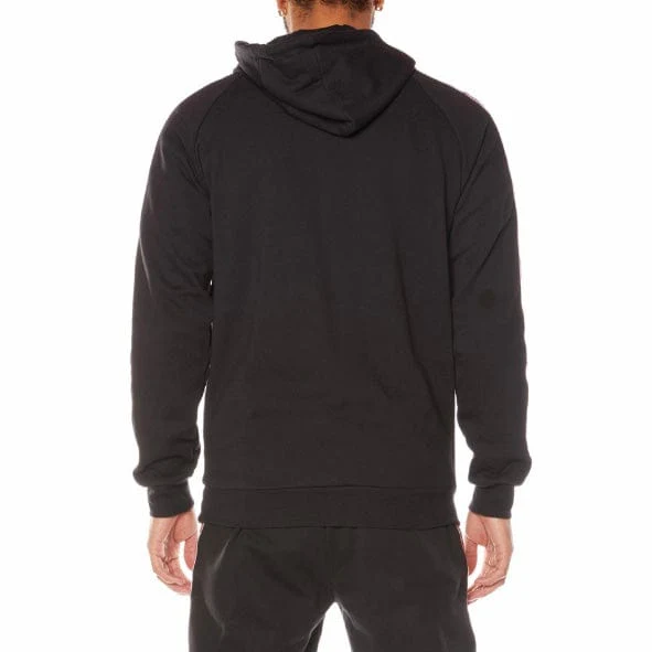 Kappa Logo Tape Dapet Hoodie (Black/Grey/Red) 33194WW - Image 4