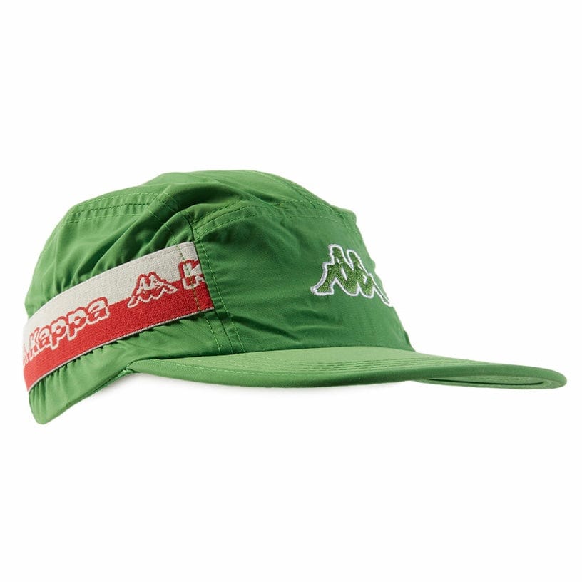 Kappa Logo Tape Drema Cap (Green/Grey/Red) 331B63W - Image 2
