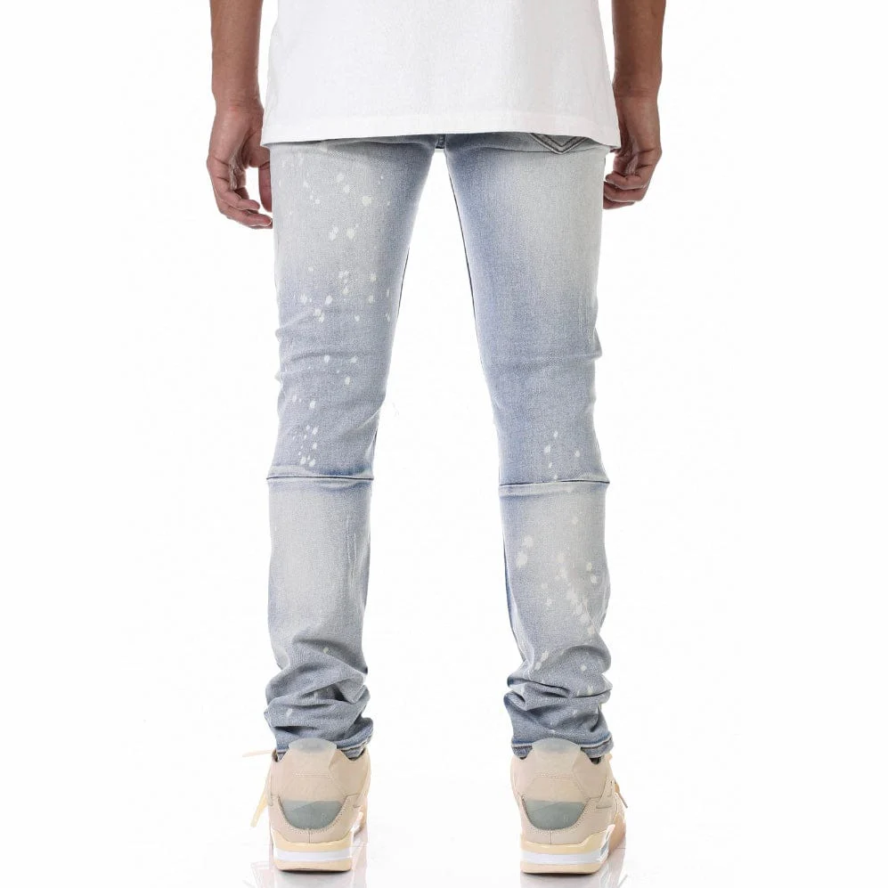 Kdnk Patched Ripped Jeans (Blue) KND4337 - Image 5