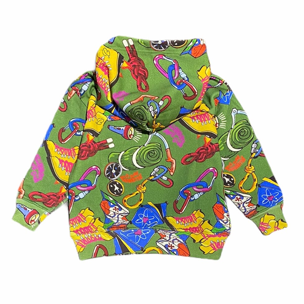Kids Billionaire Boys Club BB Hik Hoodie (Cactus Green) 813-6303 - Image 2