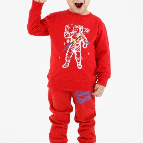 Kids Billionaire Boys Club BB Script Sweatpants (Goji Berry) 823-1100 - Image 3