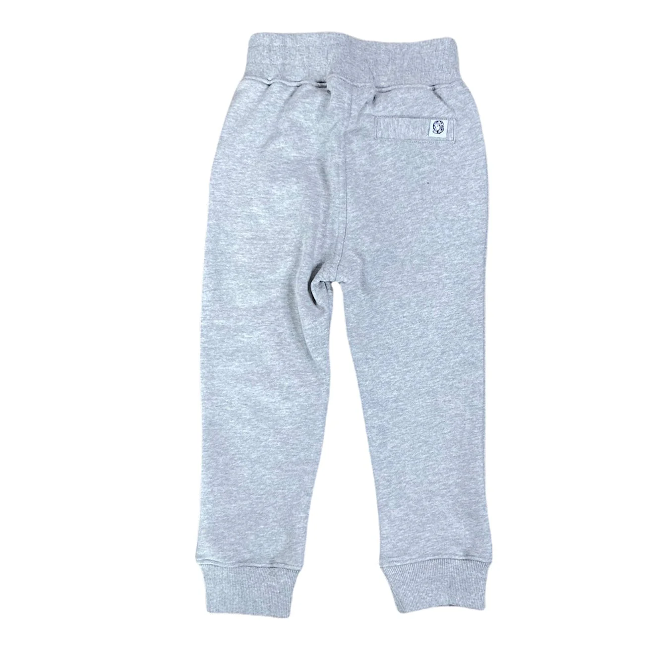 Kids Billionaire Boys Club BB Straight Font Jogger (Heather Grey) 813-8103 - Image 2
