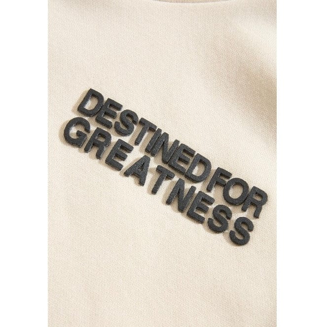 Kids Destined For Greatness Pullover Hoodie (Cream) - Image 3
