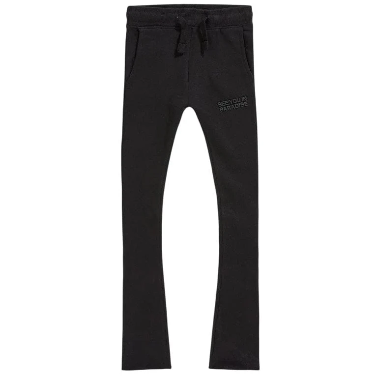 Kids Destined For Greatness Stacked Sweatpants (Noir)