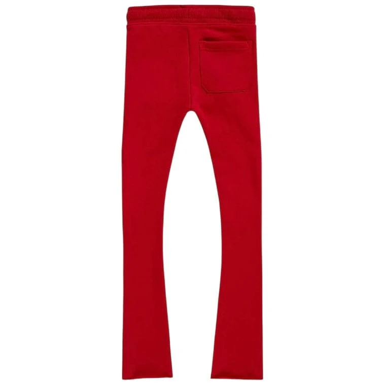 Kids Destined For Greatness Stacked Sweatpants (Red) - Image 2