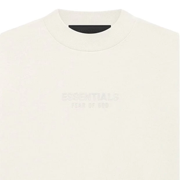 Kids Fear Of God Essentials LS Tee (Cloud Dance) 785BT231021K - Image 3