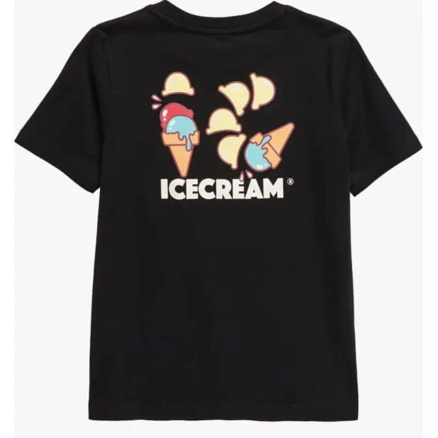 Kids Ice Cream Scoops SS Tee (Black) 433-3200 - Image 2