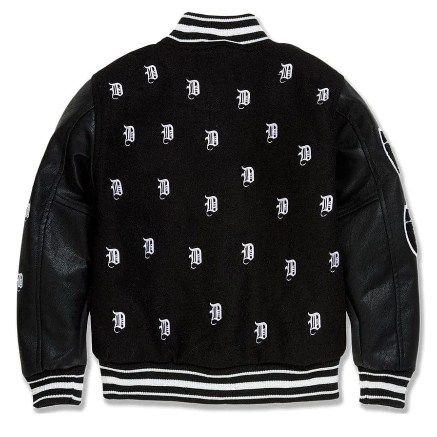 Kids Jordan Craig 313 Varsity Jacket (Black) 91655K - Image 2