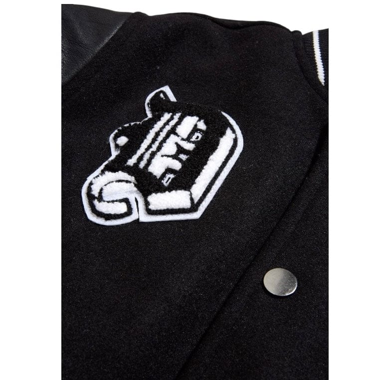 Kids Jordan Craig 313 Varsity Jacket (Black) 91655K - Image 3