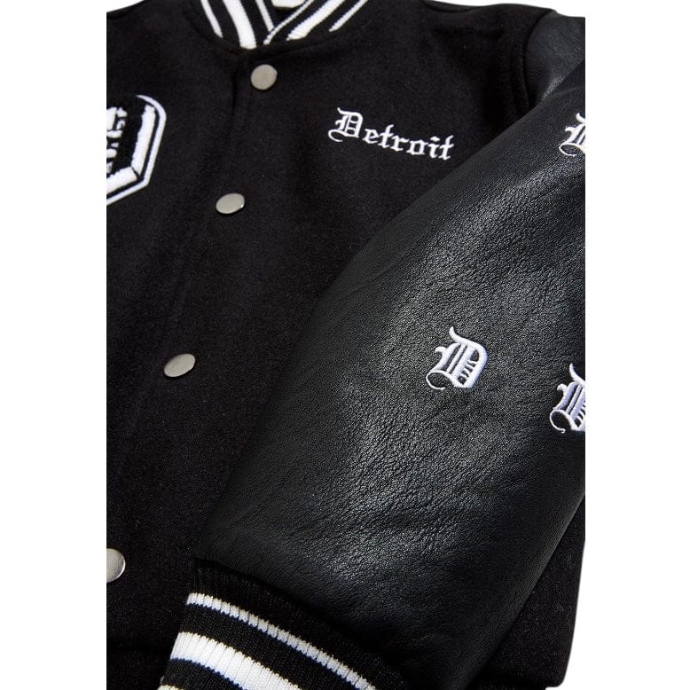 Kids Jordan Craig 313 Varsity Jacket (Black) 91655K - Image 4