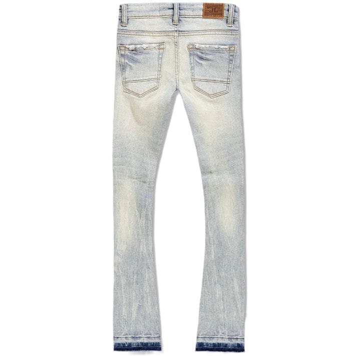 Kids Jordan Craig Attitude Stacked Denim (Iced Lager) JTF1214K - Image 2