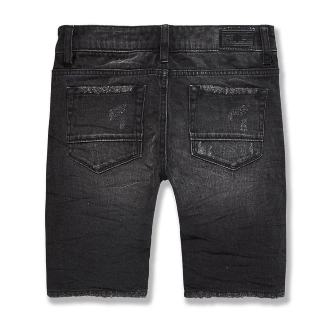 Kids Jordan Craig Belmar Denim Shorts (Black Shadow) J3164SK - Image 2