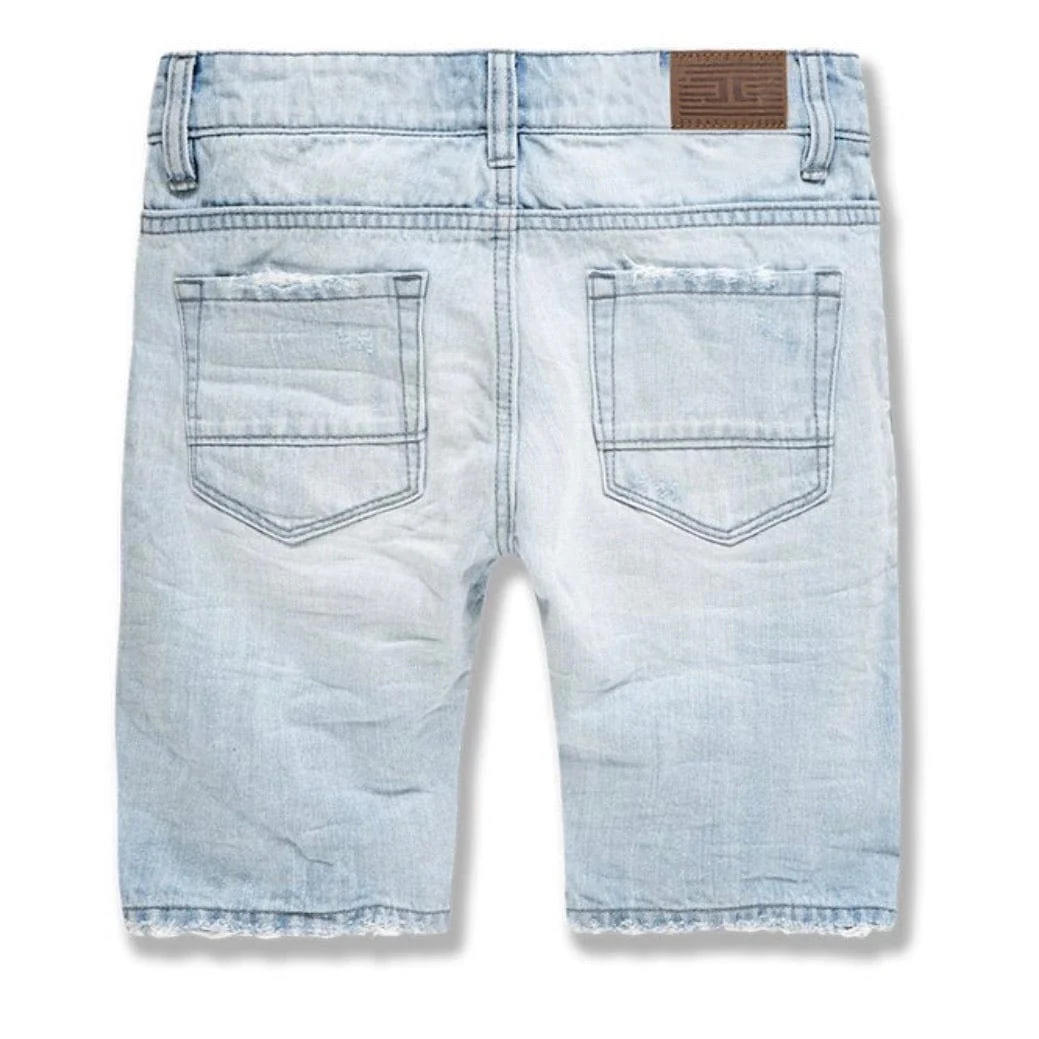 Kids Jordan Craig Belmar Denim Shorts (Ice Blue) J3164SK - Image 2