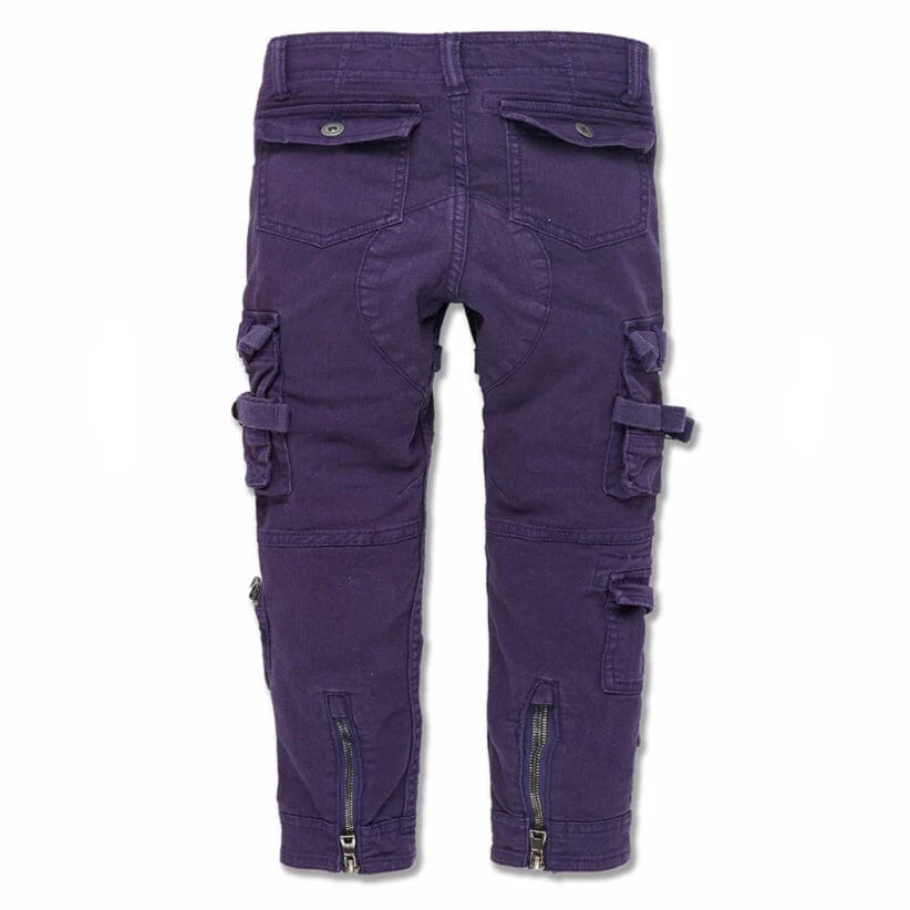 Kids Jordan Craig Cairo Cargo Pants (Purple) 5642MK - Image 2
