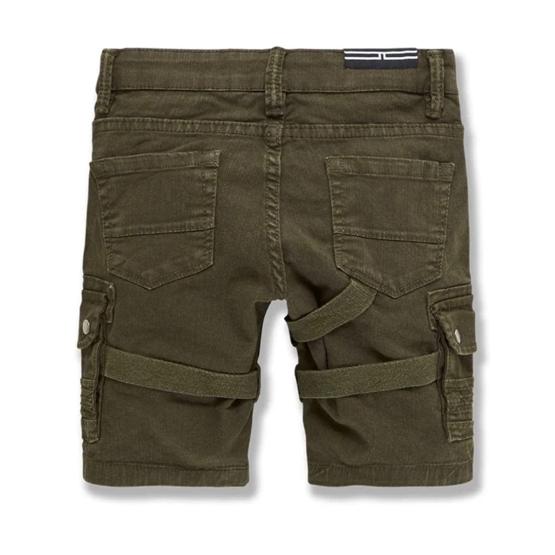 Kids Jordan Craig Cairo Cargo Shorts (Army Green) 4398K - Image 2