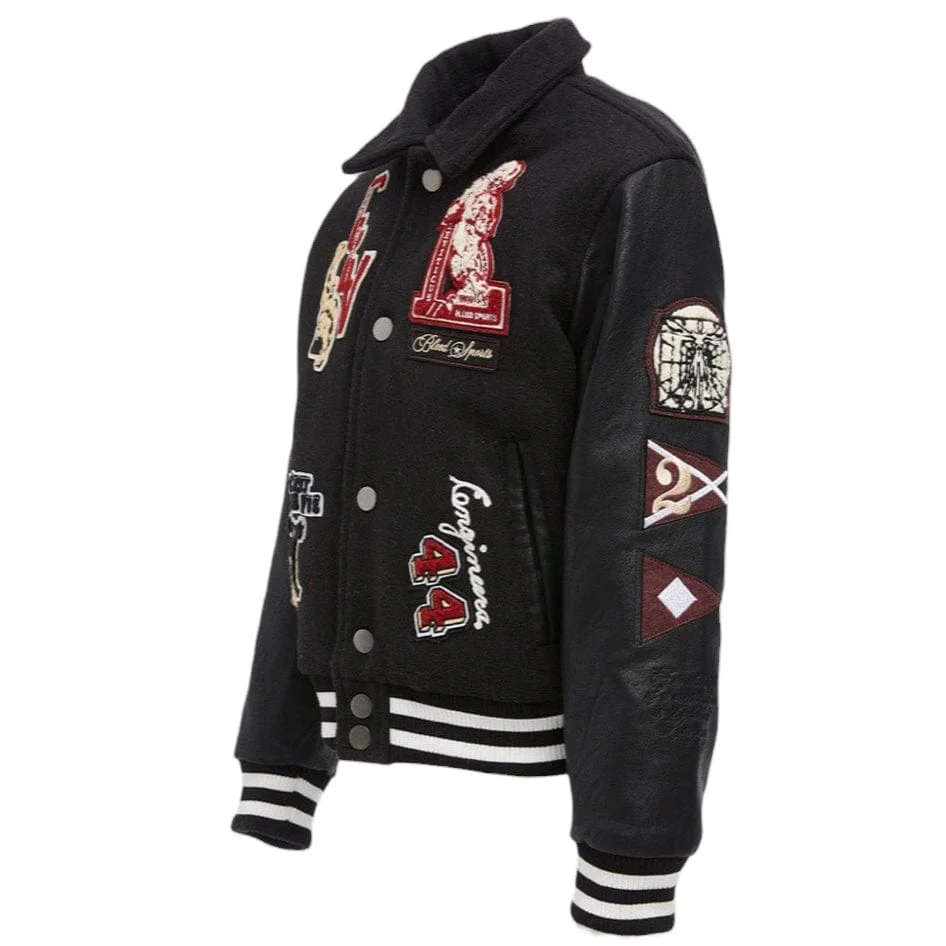 Kids Jordan Craig Carpe Diem Varsity Jacket (Black) 91648K - Image 3