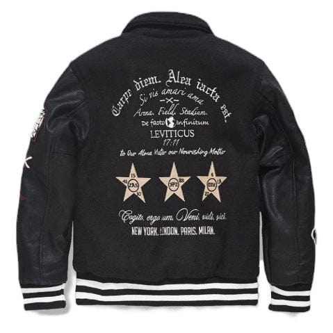 Kids Jordan Craig Carpe Diem Varsity Jacket (Black) 91648K - Image 6
