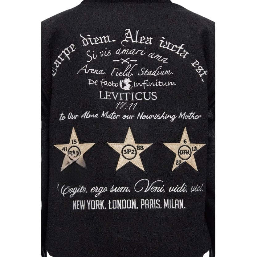 Kids Jordan Craig Carpe Diem Varsity Jacket (Black) 91648K - Image 9