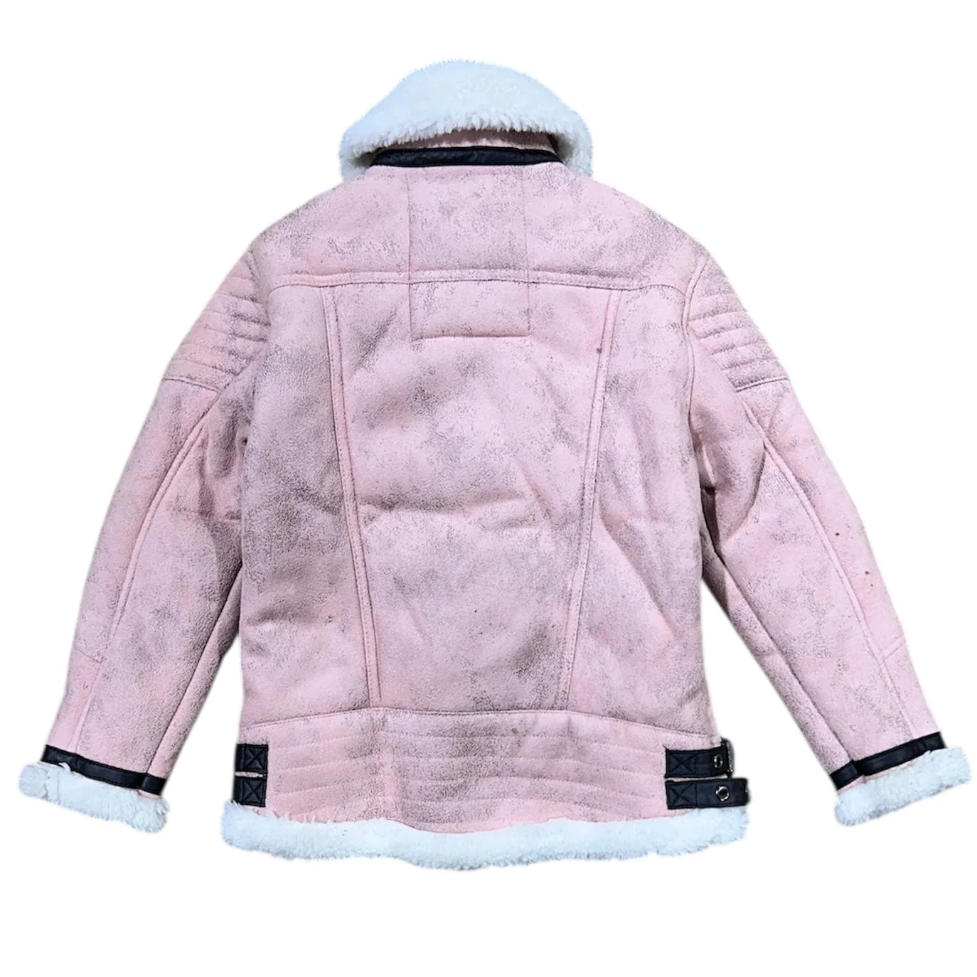 Kids Jordan Craig Denali Shearling Jacket (Pink) 91312K - Image 2