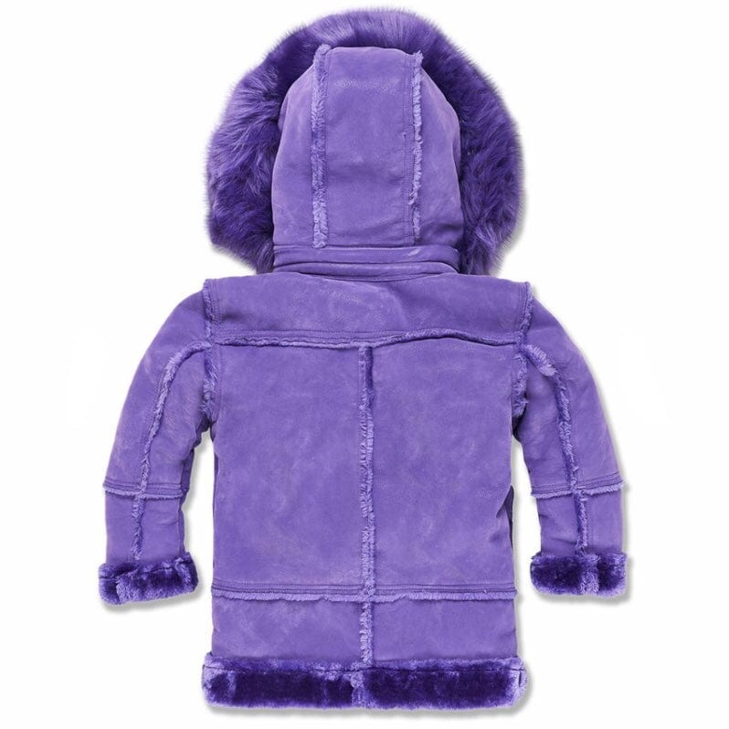 Kids Jordan Craig Denali Shearling Jacket (Purple) 91540K - Image 2