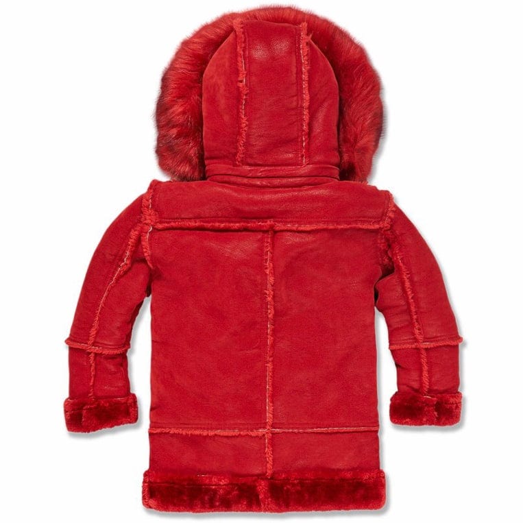 Kids Jordan Craig Denali Shearling Jacket (Red) 91540K - Image 2