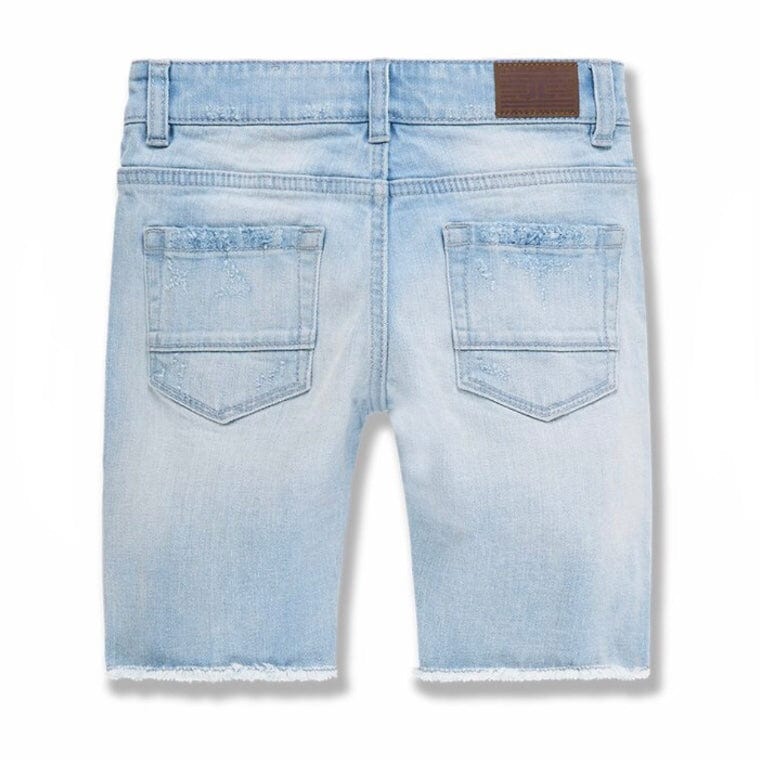 Kids Jordan Craig Edison Denim Shorts (Ice Blue) J3171SK - Image 2