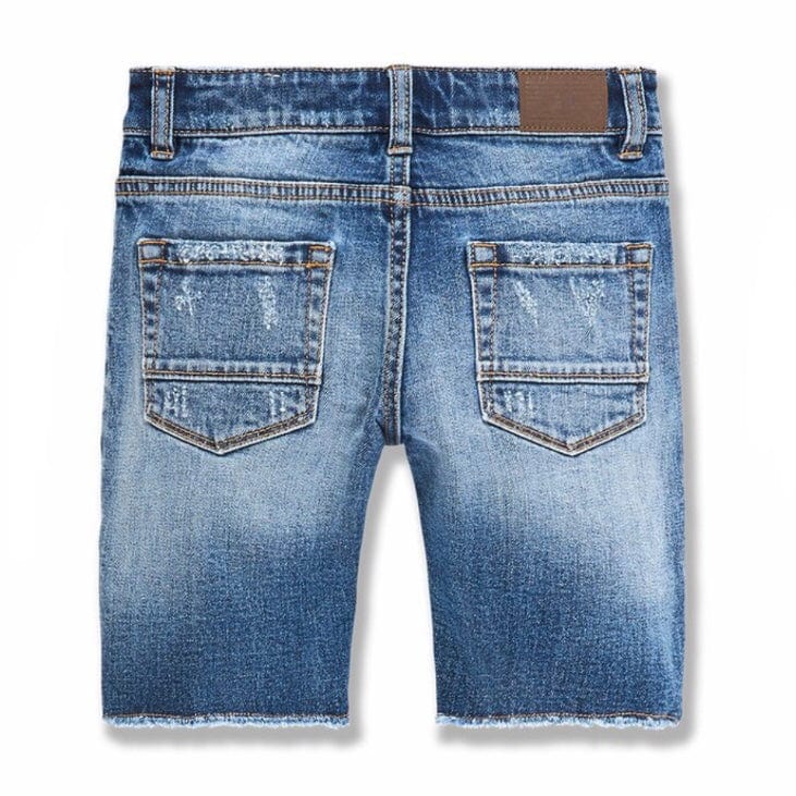 Kids Jordan Craig Edison Denim Shorts (Medium Blue) J3171SK - Image 2