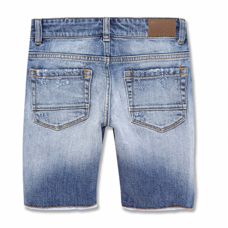 Kids Jordan Craig Hartford Denim Shorts (Medium Blue) J3192SK - Image 2