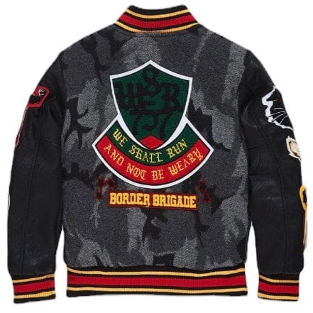 Kids Jordan Craig Hellcat Varsity Jacket (Black Camo) 91646K - Image 4