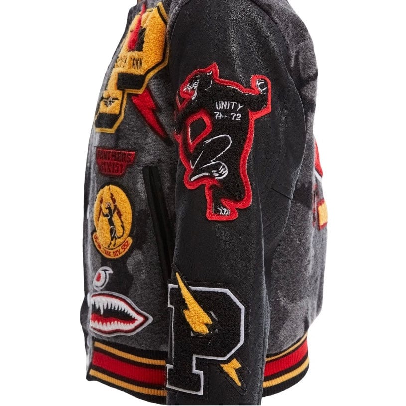 Kids Jordan Craig Hellcat Varsity Jacket (Black Camo) 91646K - Image 7