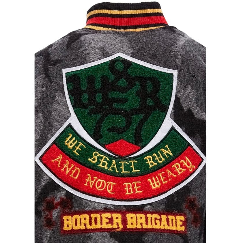 Kids Jordan Craig Hellcat Varsity Jacket (Black Camo) 91646K - Image 8
