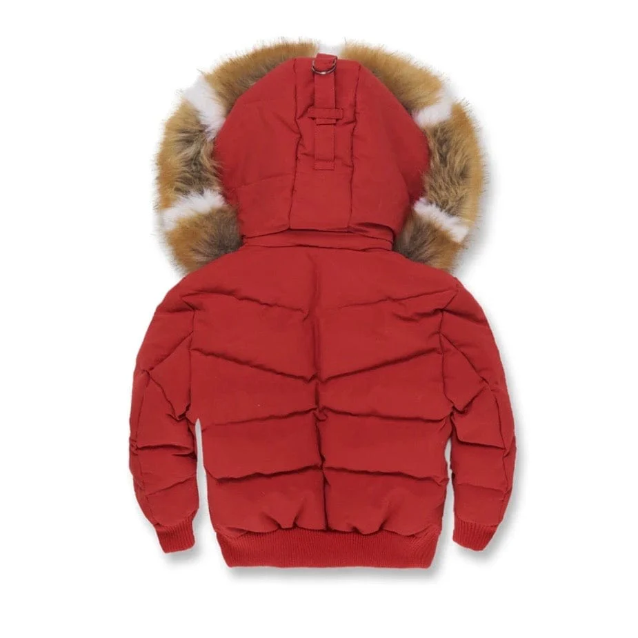 Kids Jordan Craig Hollis Bomber Jacket (Red) 91500K - Image 2